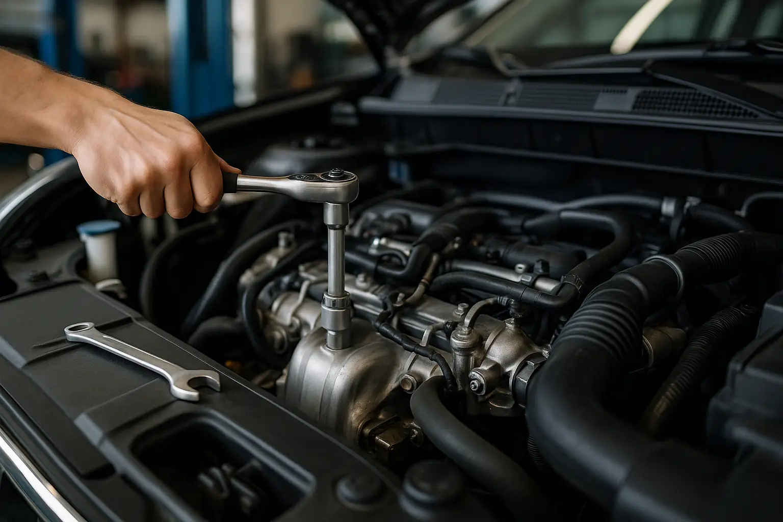 فحص وتبديل الإطارات