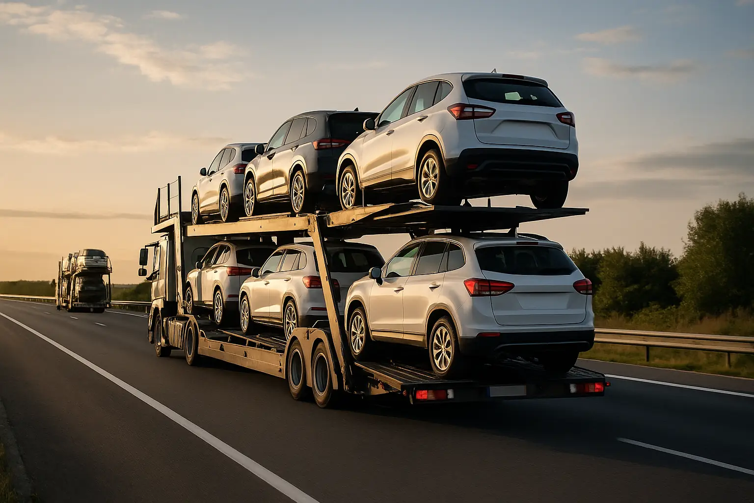 نقل السيارات الداخلي والخارجي