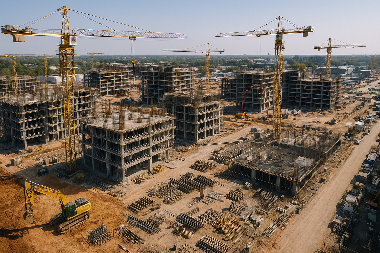 خدمات البناء والتشييد