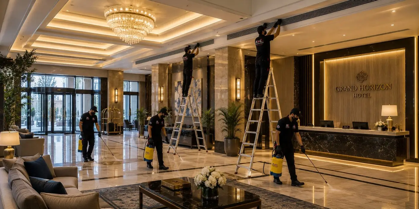 خدمات تنظيف المكيفات وخزانات المياه بأعلى جودة
