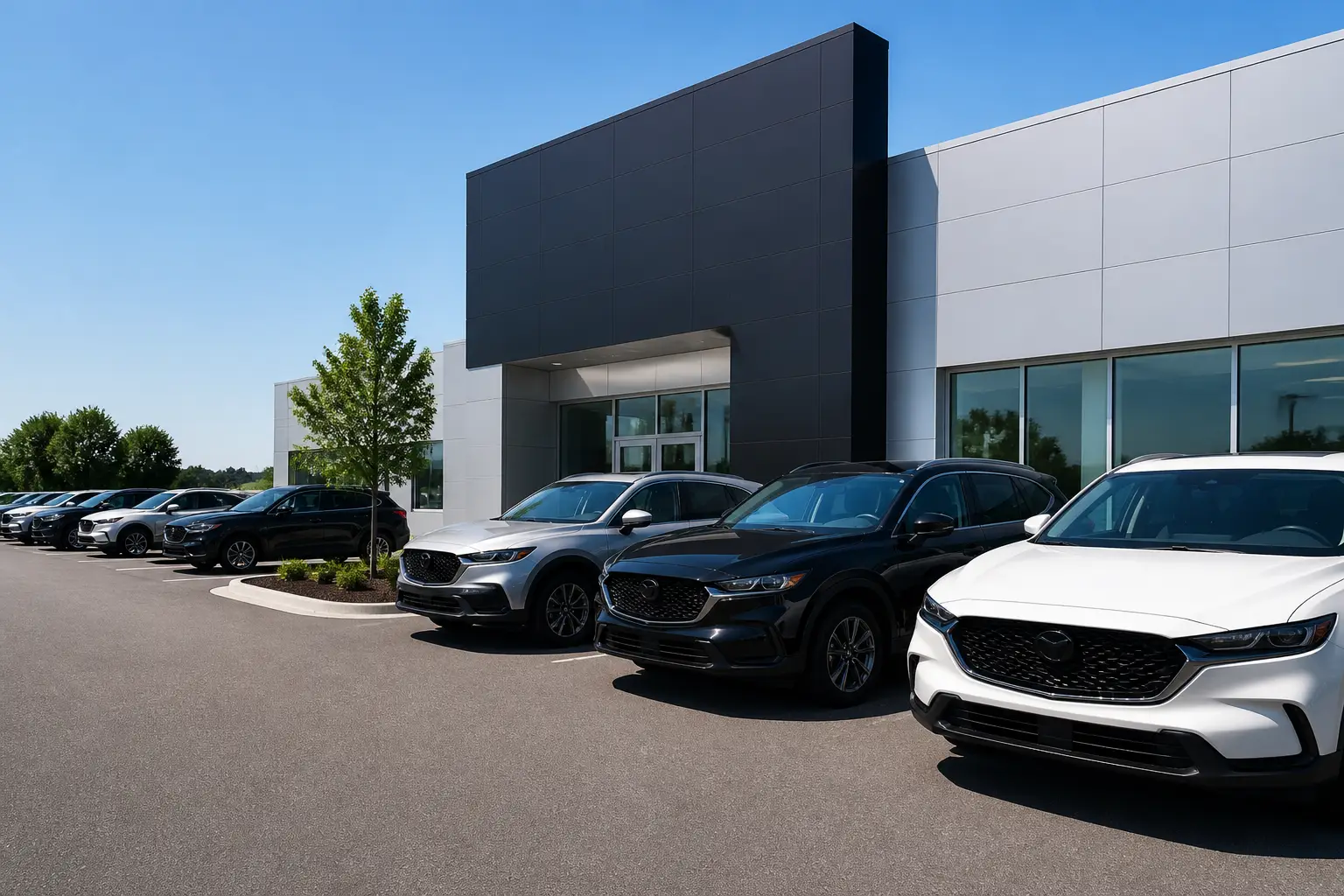 Company Logo and Cars
