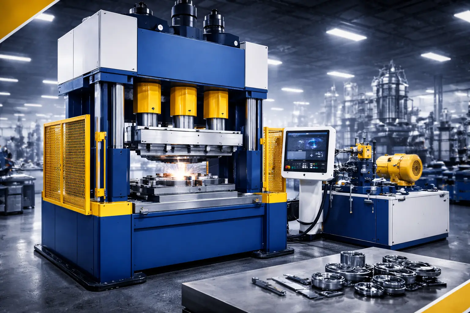 مكبس هيدروليكي صناعي