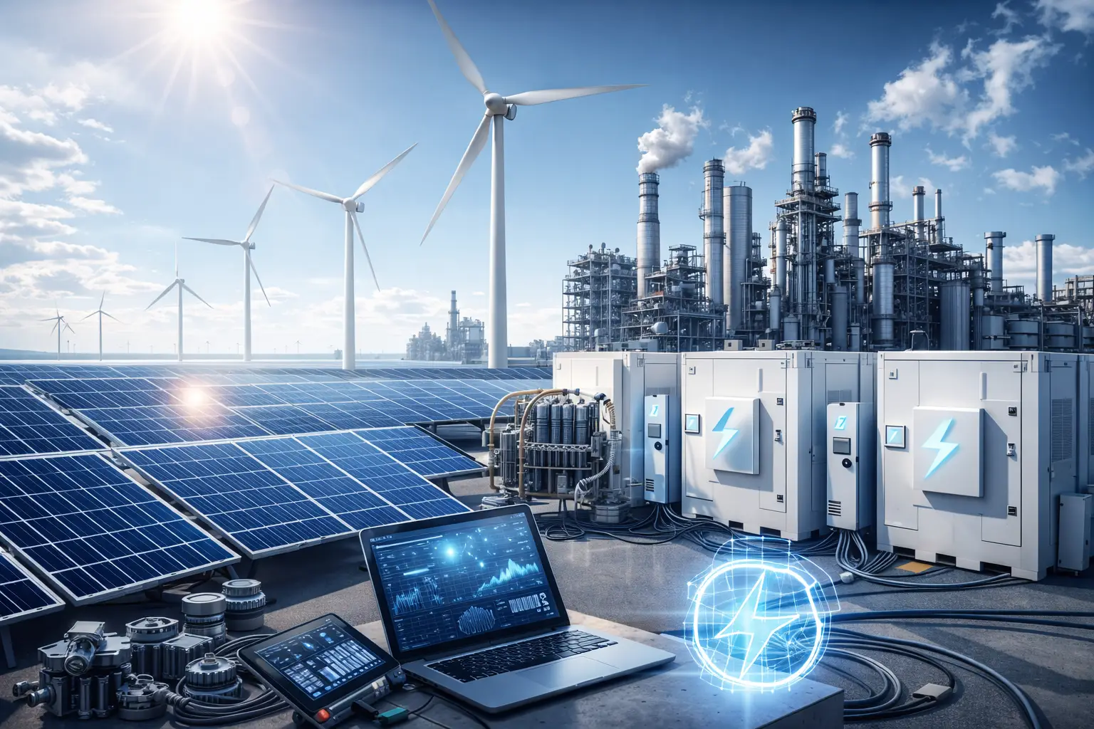 حلول الطاقة للمصانع