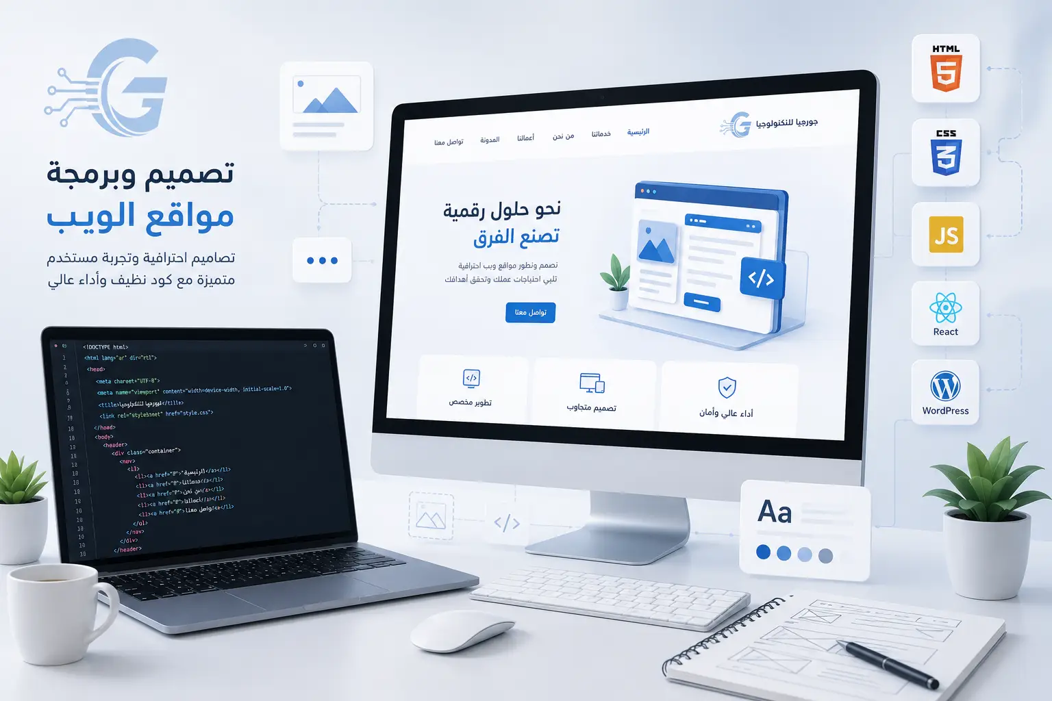 تصميم وبرمجة مواقع الويب