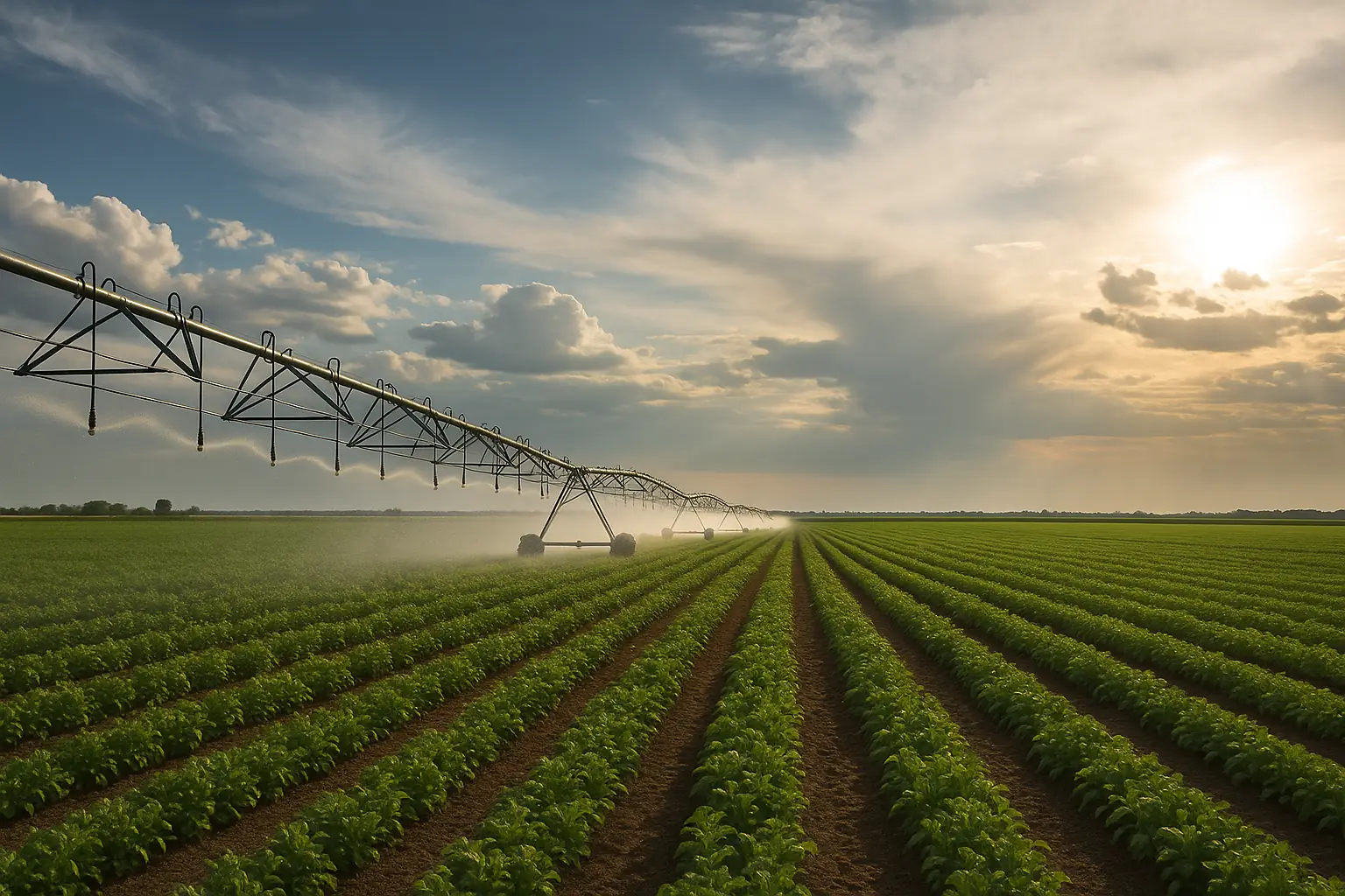 نقدم حلول ري زراعية مبتكرة لتعزيز إنتاجية الأراضي الزراعية