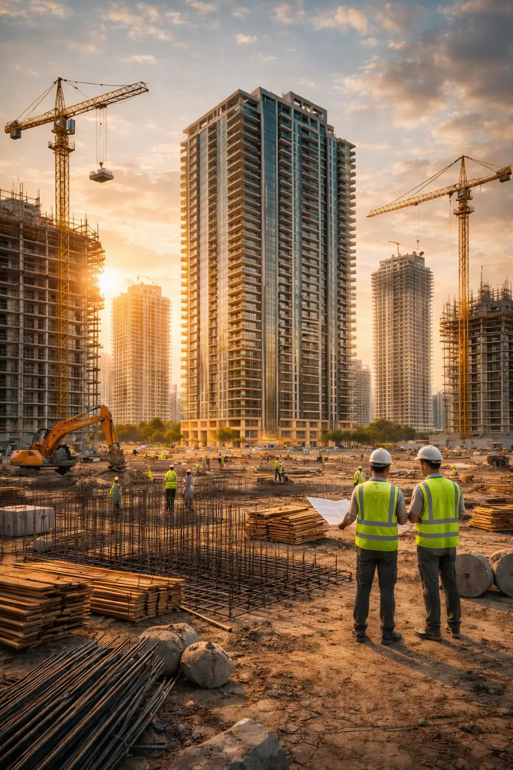 مشروع بناء برج سكني