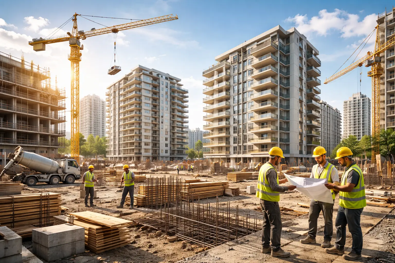 البناء السكني الحديث