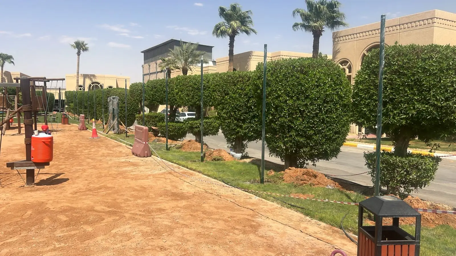  مشروع توريد وتركيب شبك  للحديقة المركزية في موقع اشبيليا السكني التأمينات الاجتماعية 