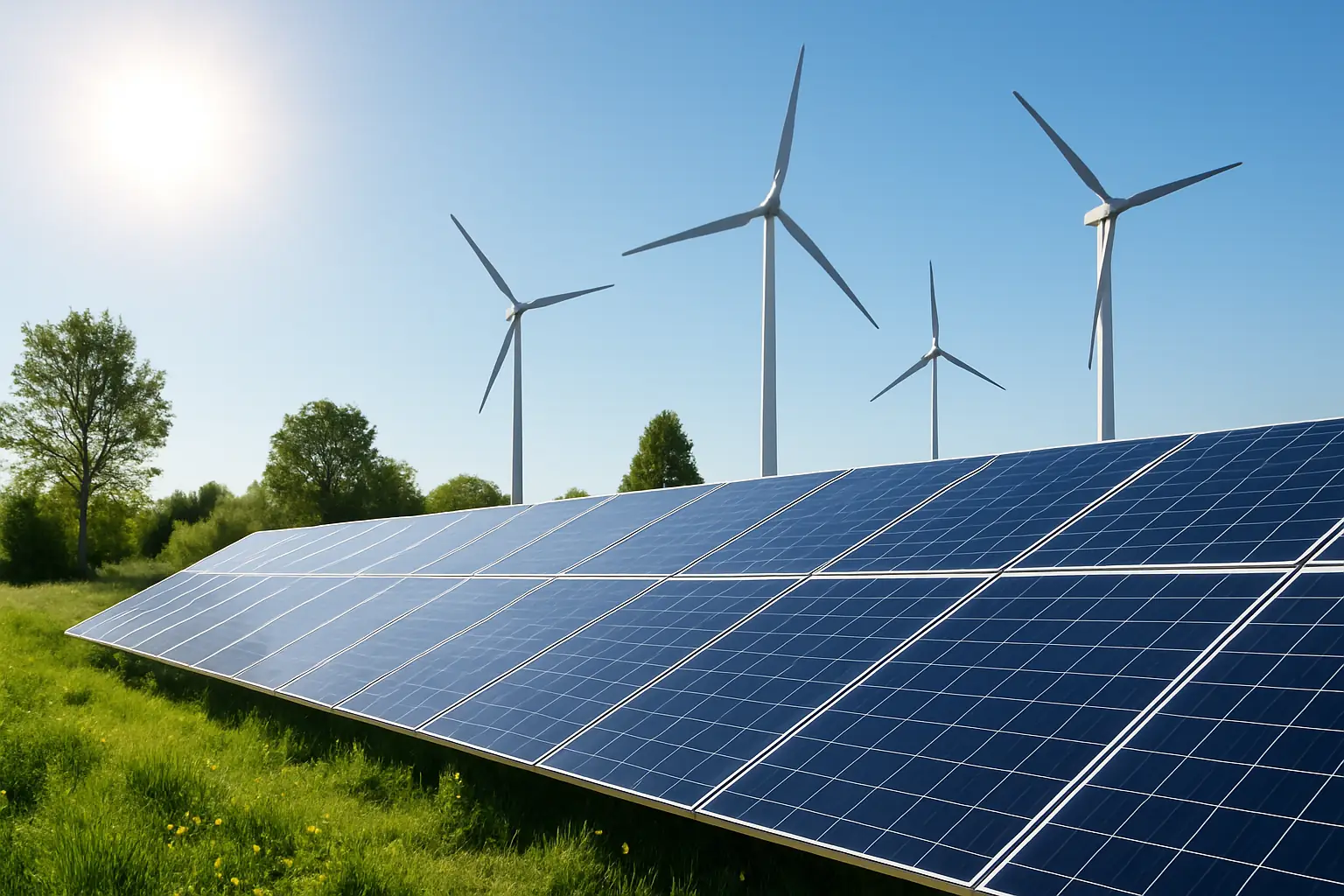 مستقبل الطاقة الشمسية والرياح يغير العالم الآن