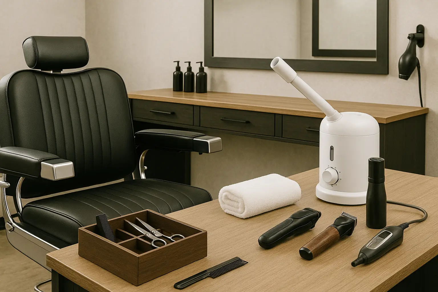 تجربة الحلاقة الفاخرة في صالوننا