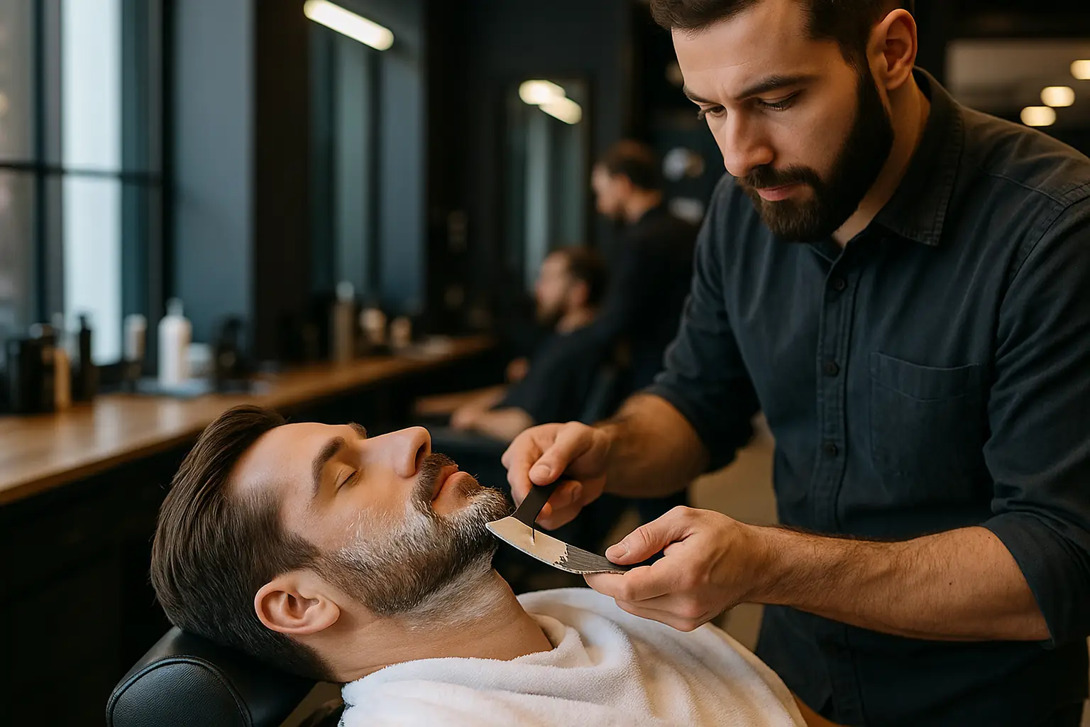 العناية باللحية والوجه للرجال العصريين