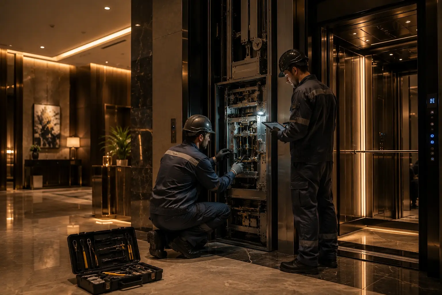 Routine Elevator Maintenance