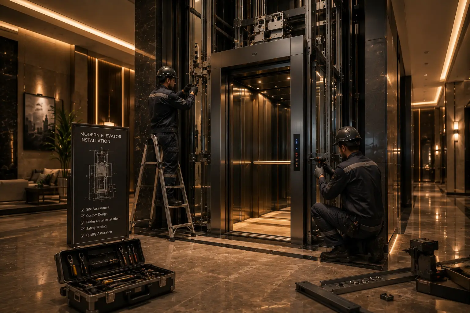 Modern Elevator Installation