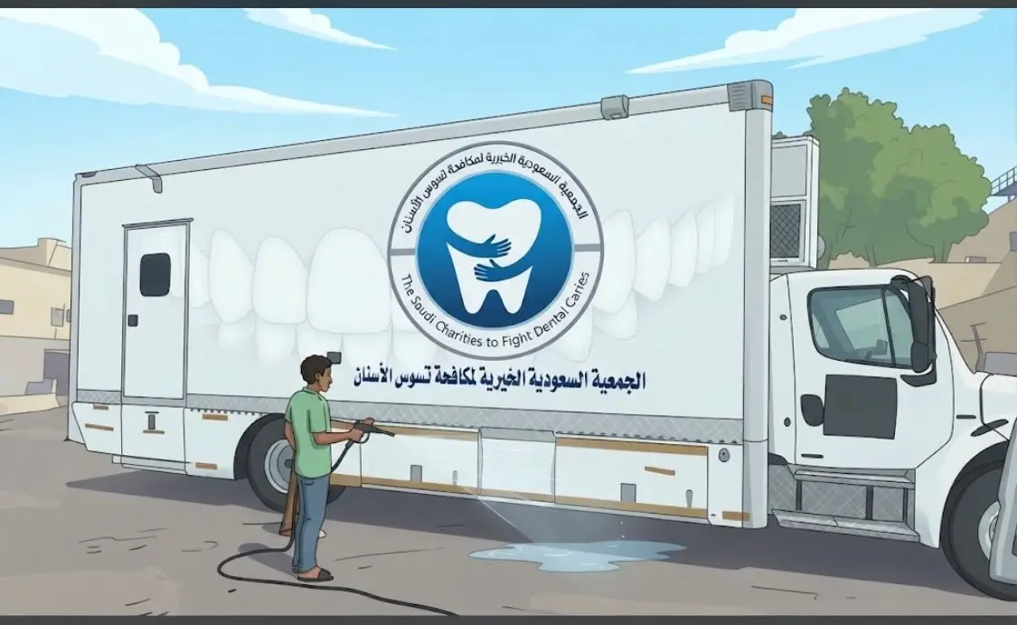 العربة المتنقلة للكشف المبكر والوقاية من تسوس الأسنان  نبذة