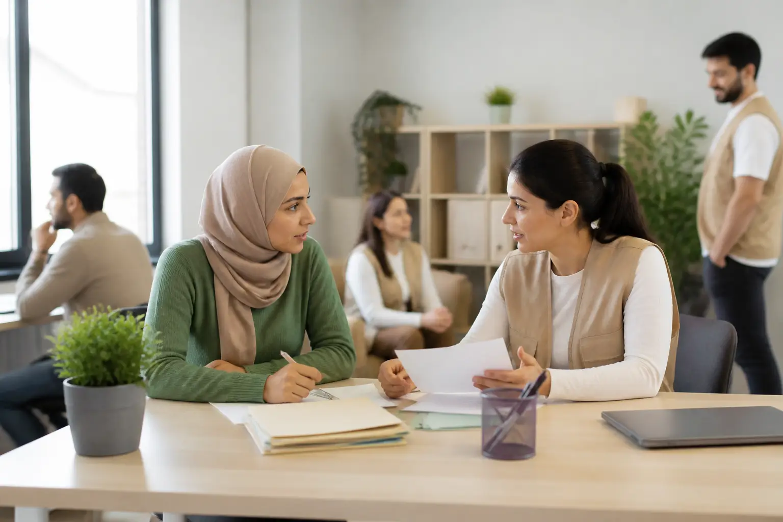 دعم العلاج والإحالة